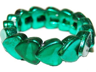 Green Heart Bracelet 