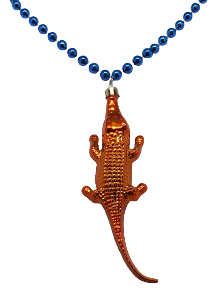 Orange Gator Bead