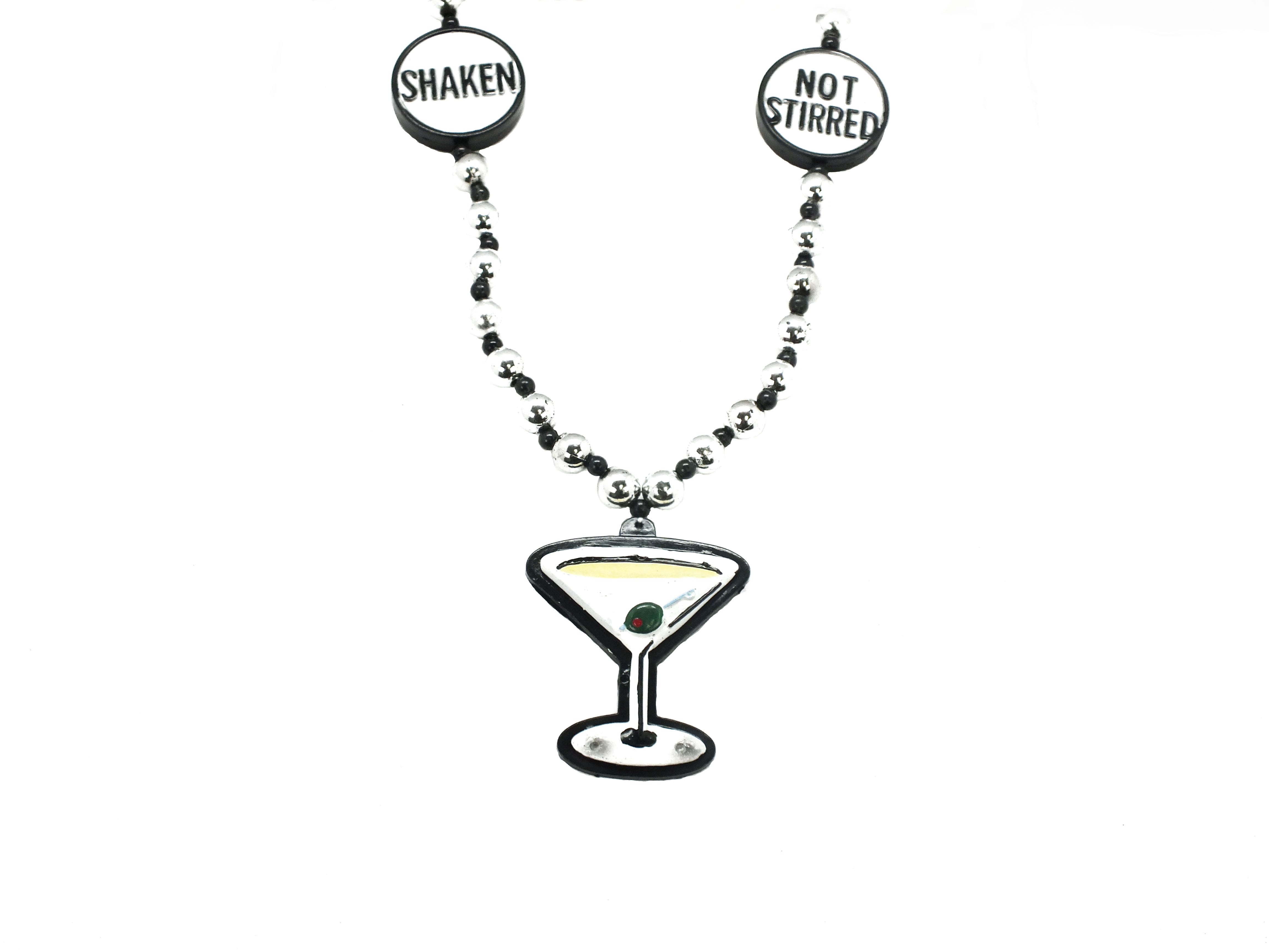 36" Shaken Not Stirred Martini Bead