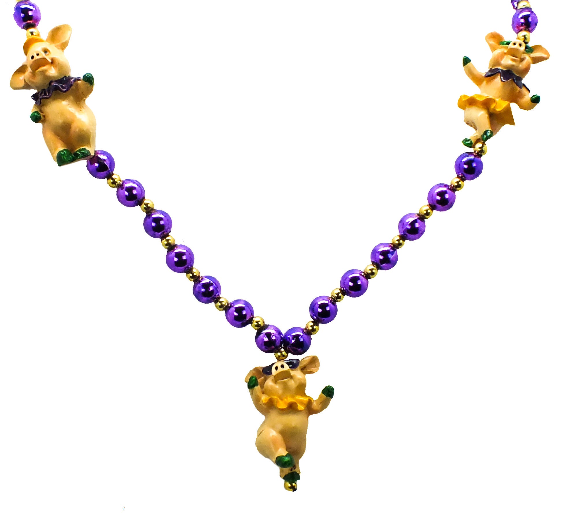 38" 3 pc Pig Beads