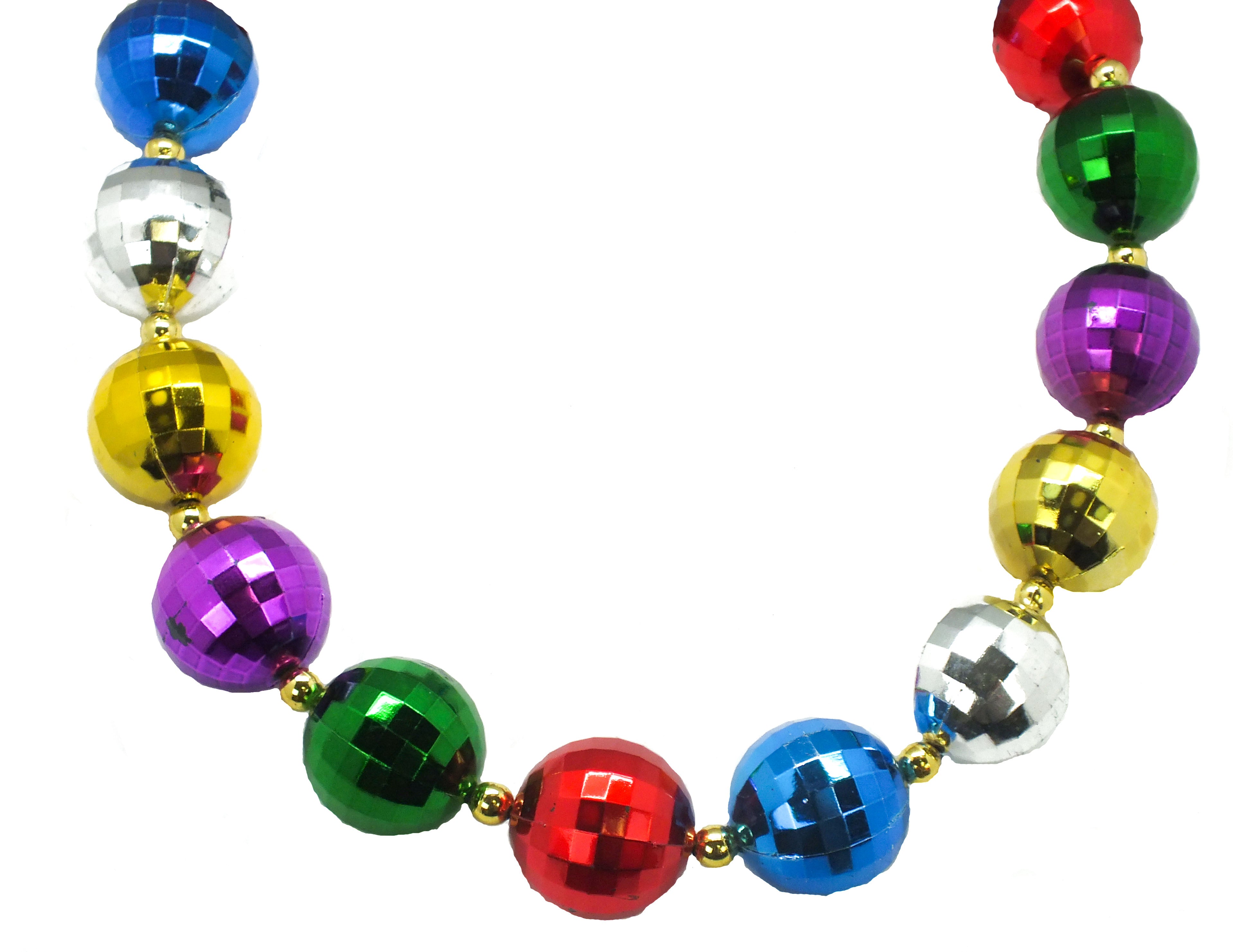 42"Asst Disco Ball Bead