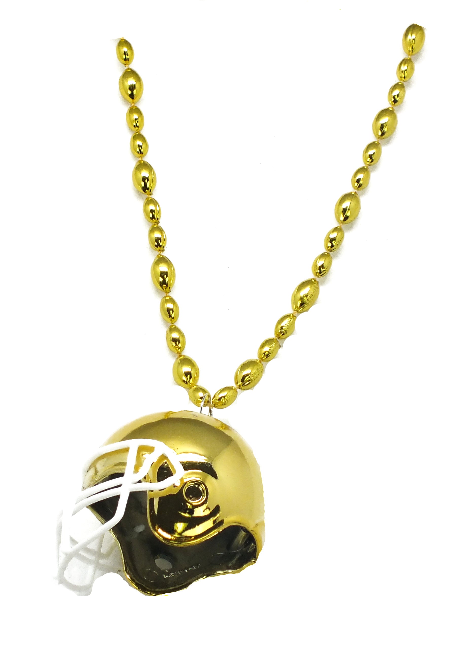 Football Helmet Bead Charm - Fits Pandora, Chamilia Bracelets, Zinc Alloy, 4.5mm Hole