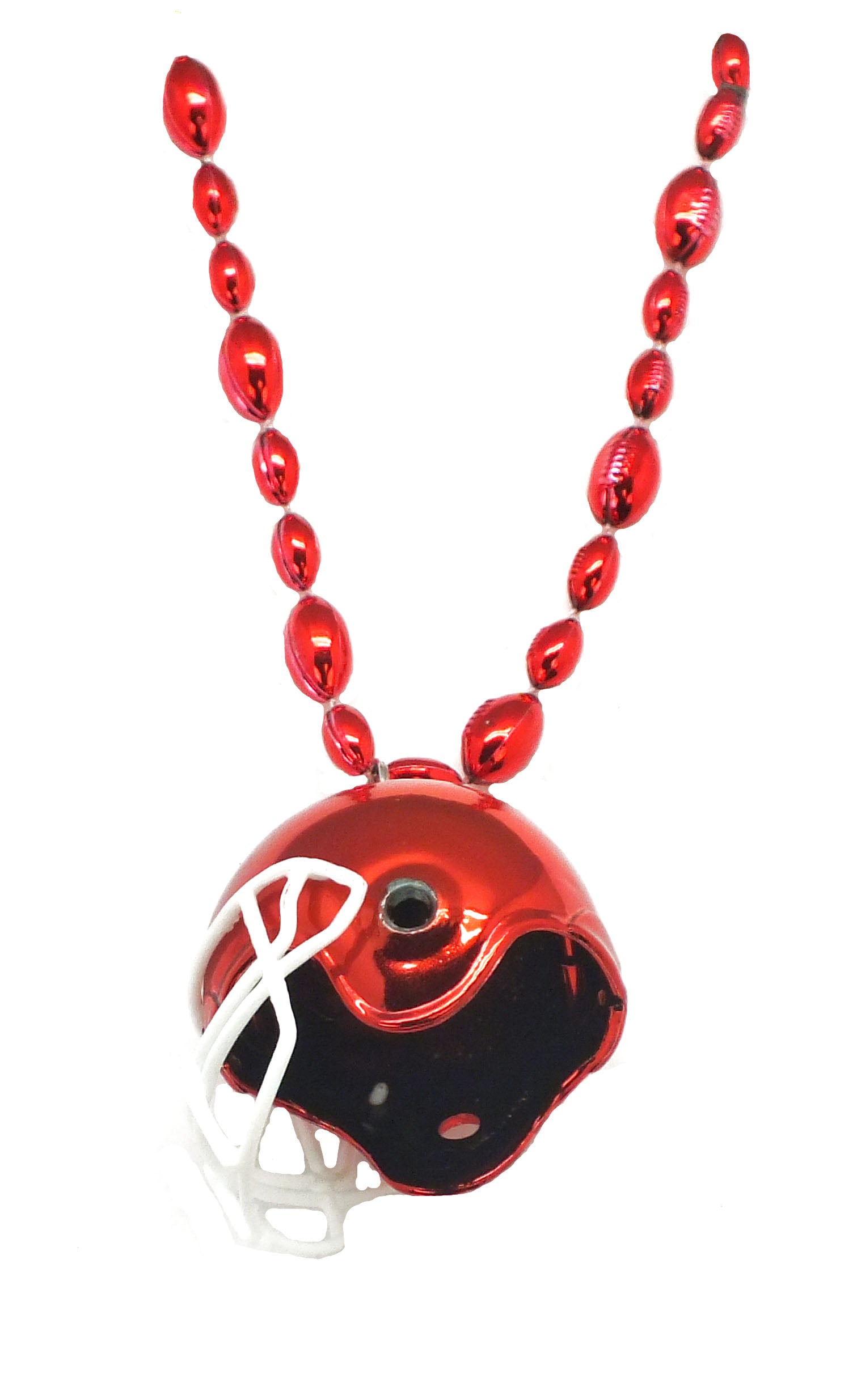 33" Red Football Helmet Bead