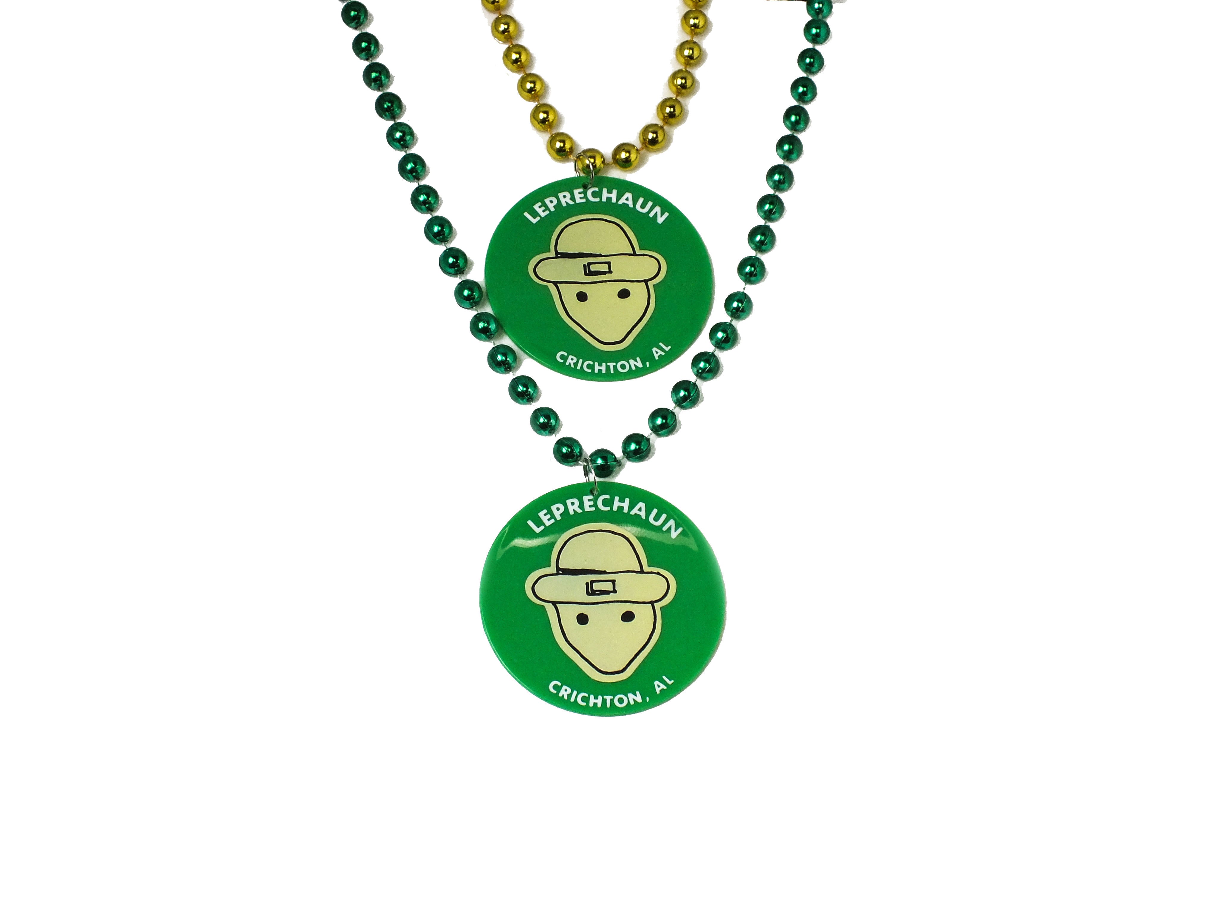 36" Crichton Leprechaun Disc Bead