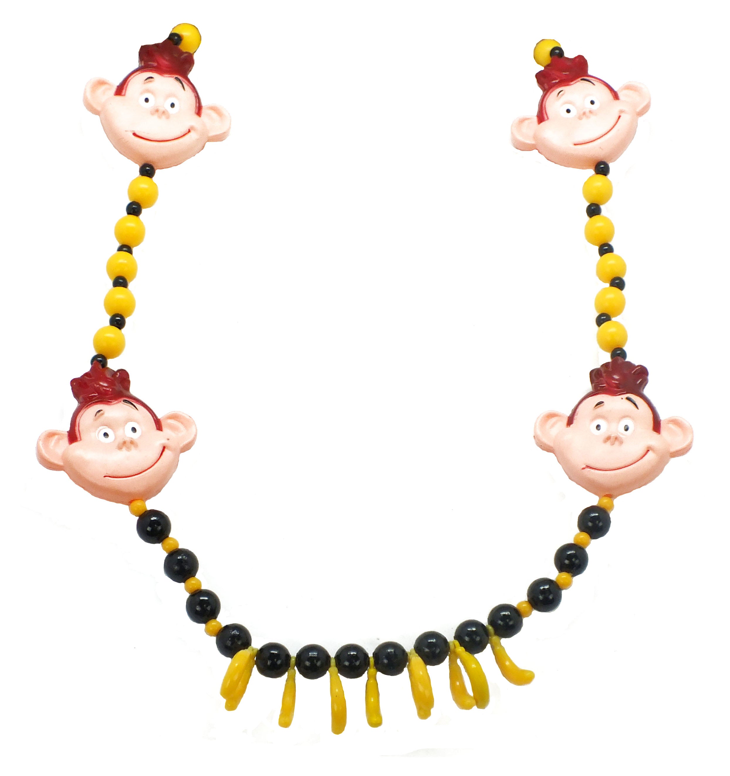 42" Monkey Face and Banana Beads