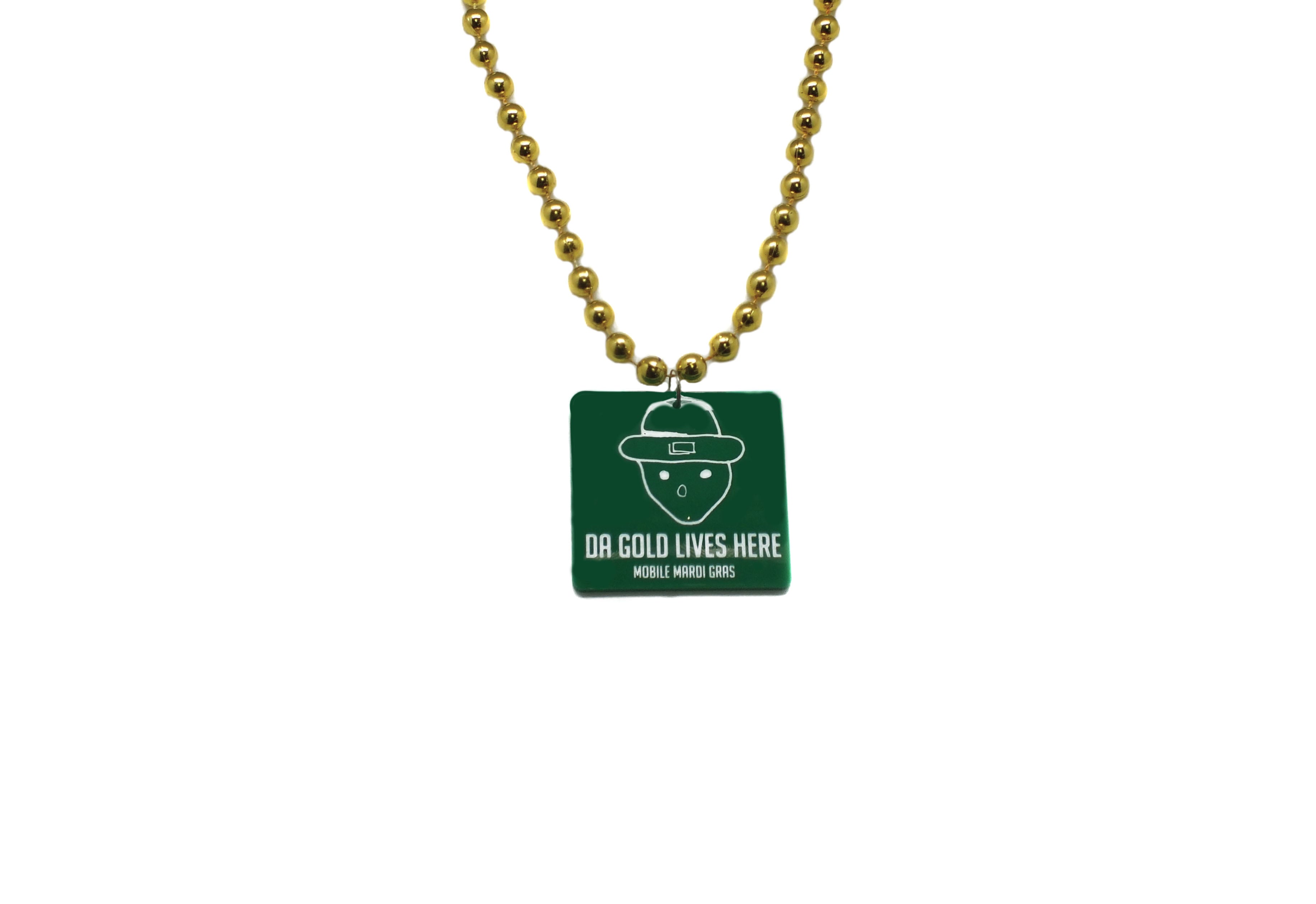 36" Da Gold Lives Here Bead