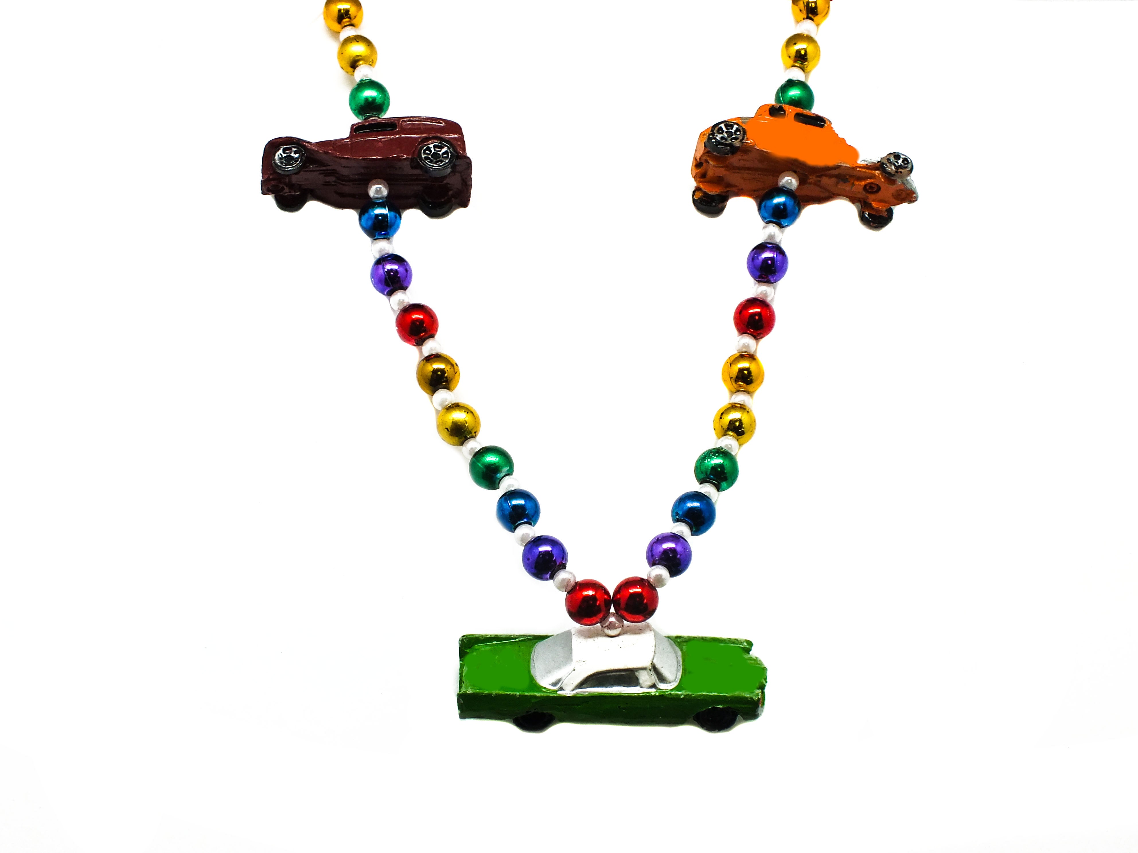 Mardi Gras Decorations, Classic Purple, Gold & Green Mobile from Beads by  the Dozen