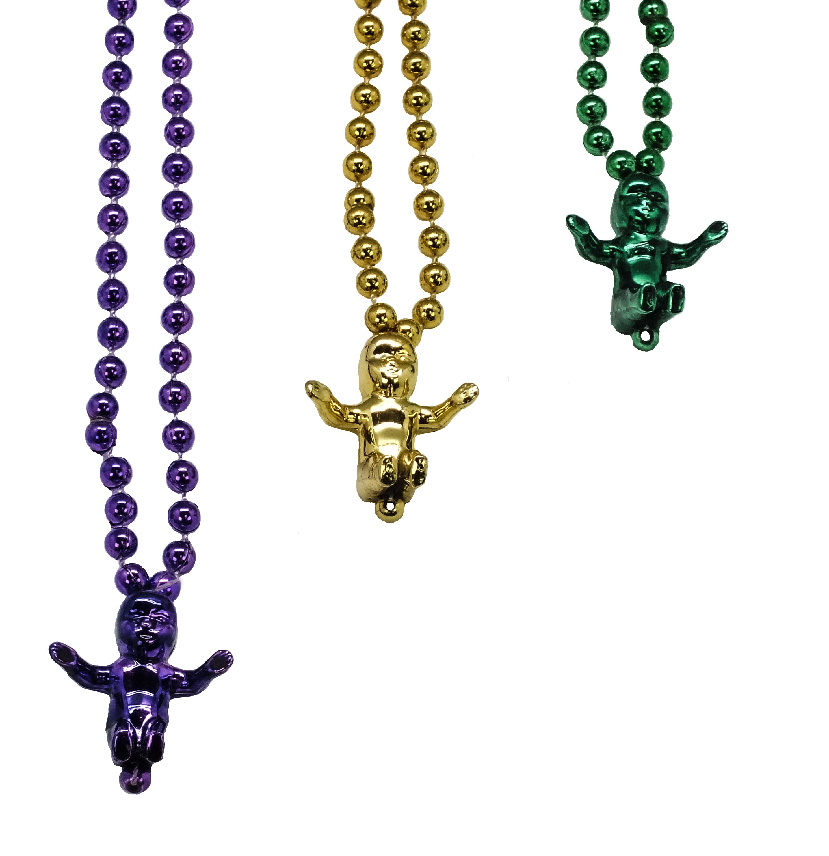 33" King Cake Baby Beads