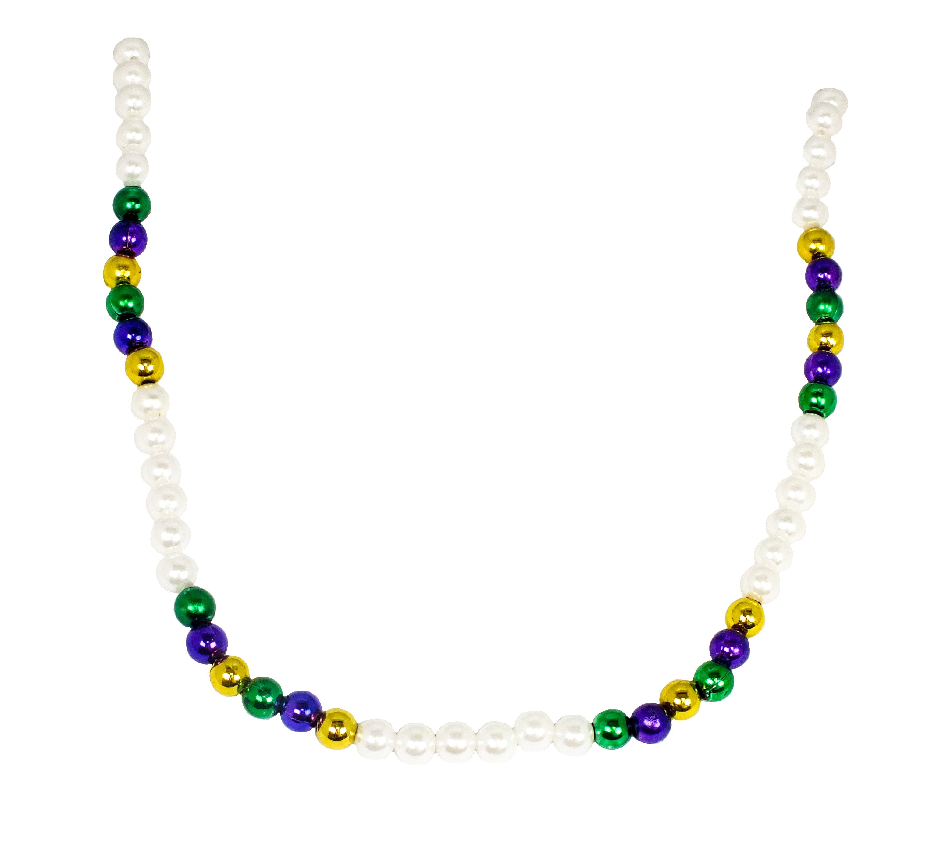 36" White Pearl w/PGG Necklace