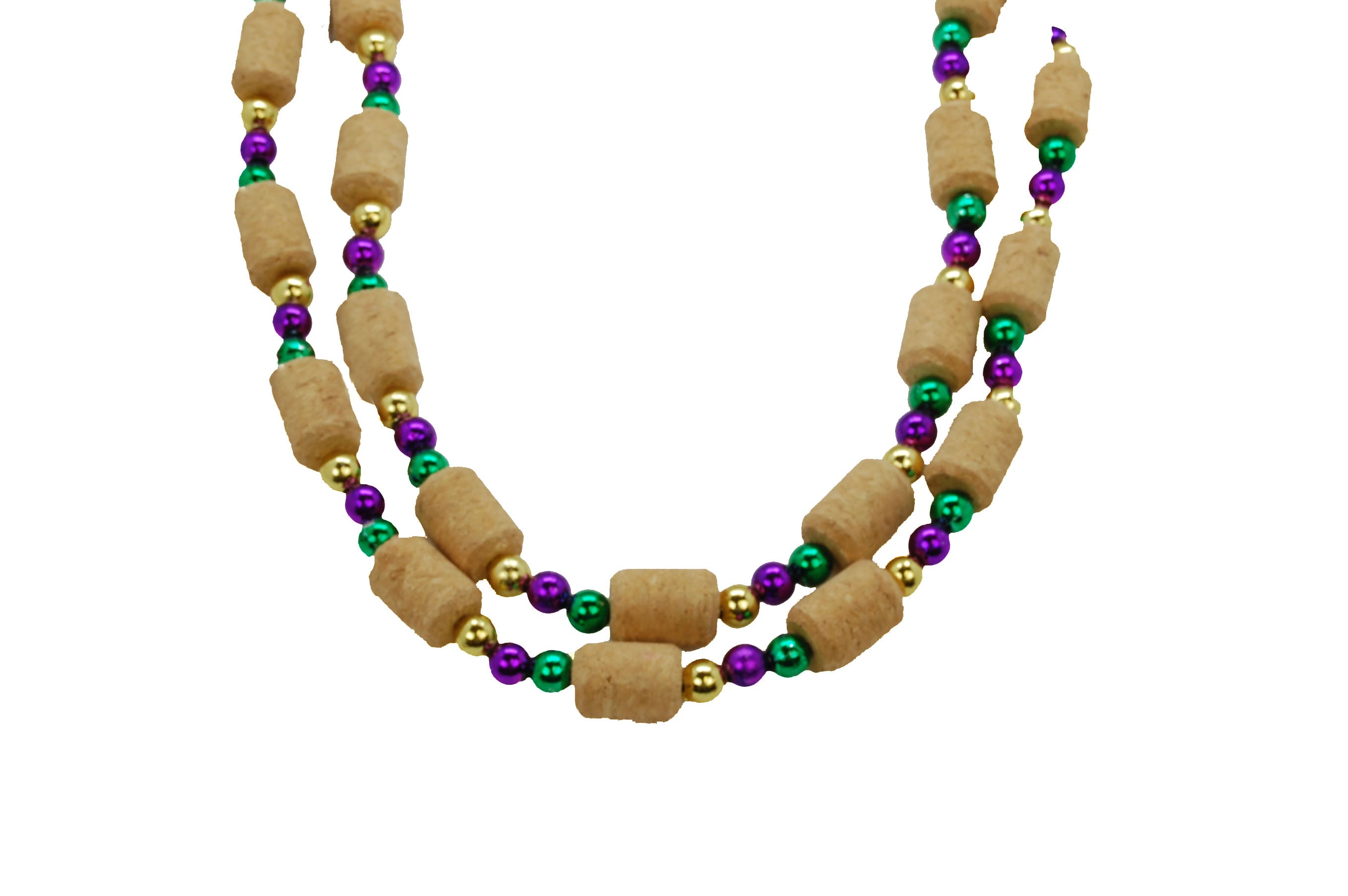 36" PGG Wine Cork Bead
