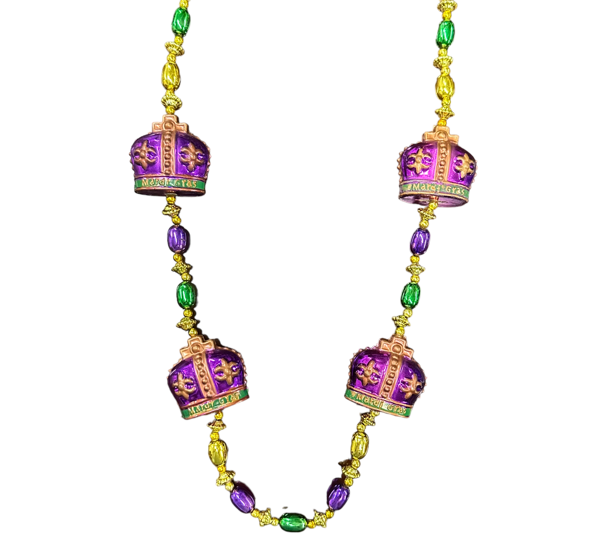 42" 4pc Crown Bead