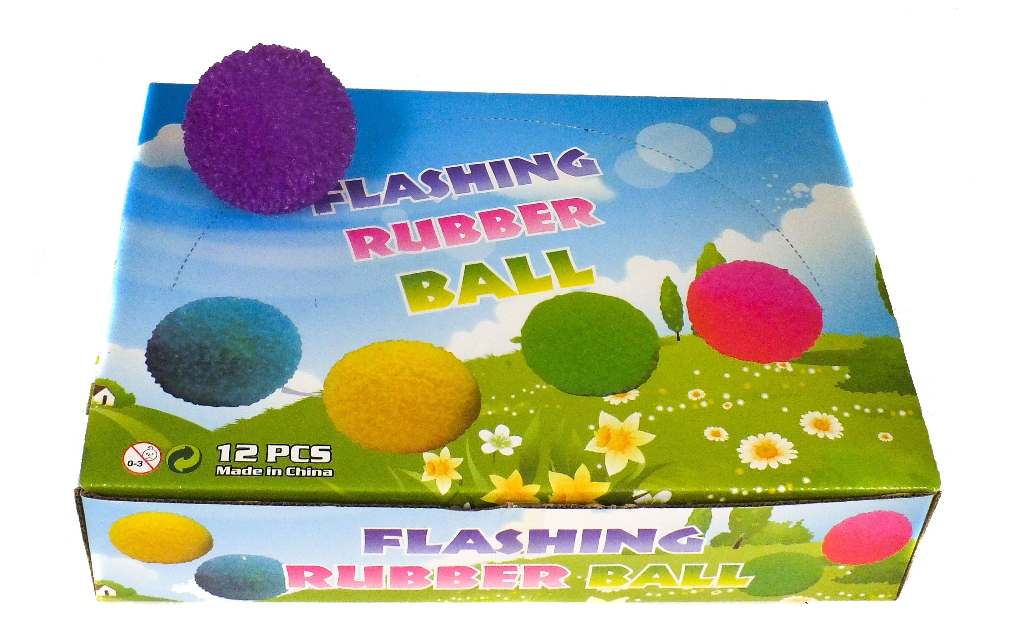 2.5" Light Up Ball with Squeaker