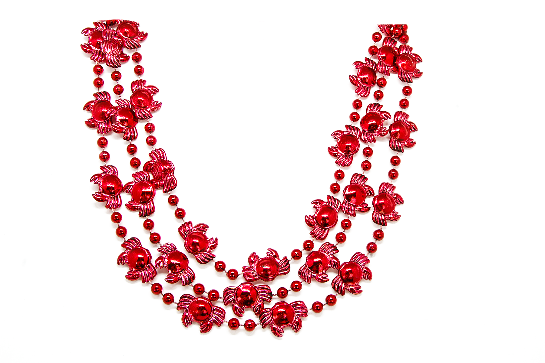 Crab Beads - 33  Red Crab Garland & Party Decoration