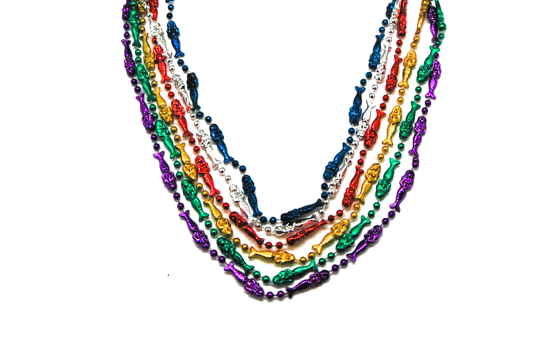 36 Mermaid Beads Assorted Colors