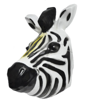 Plastic Zebra Face Mask