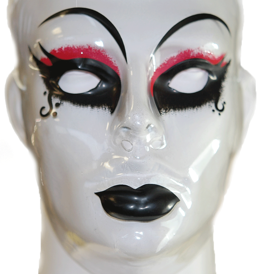 Clear Full-Face Mask Accents