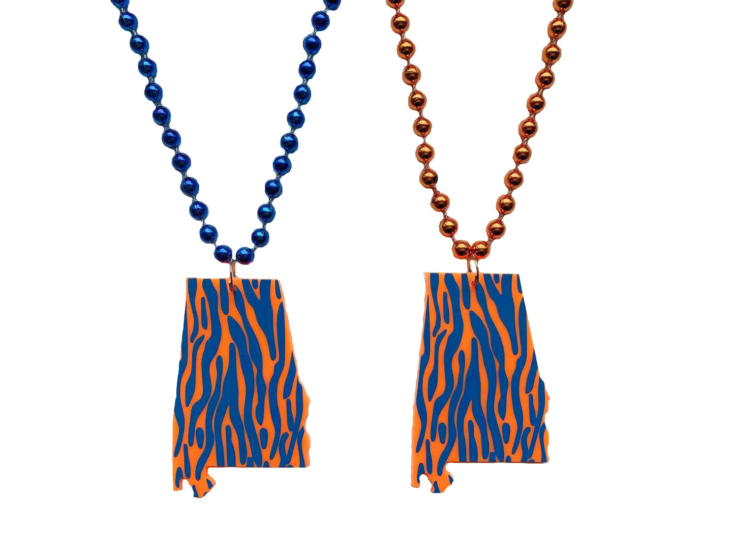 33" Auburn Tiger Stripe Bead
