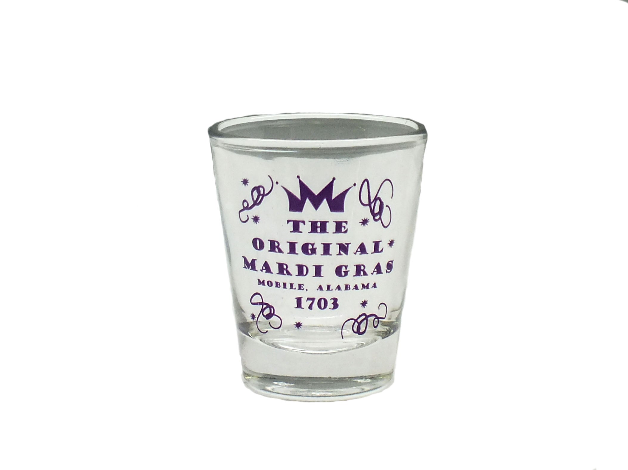 The Original Mardi Gras Shot Glass
