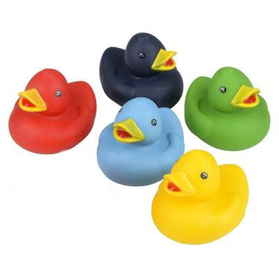 2" Assorted Color Rubber Ducks