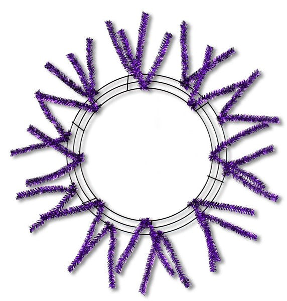 24" Purple Pencil Wreath Form