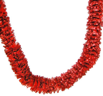 Red Tinsel Garland