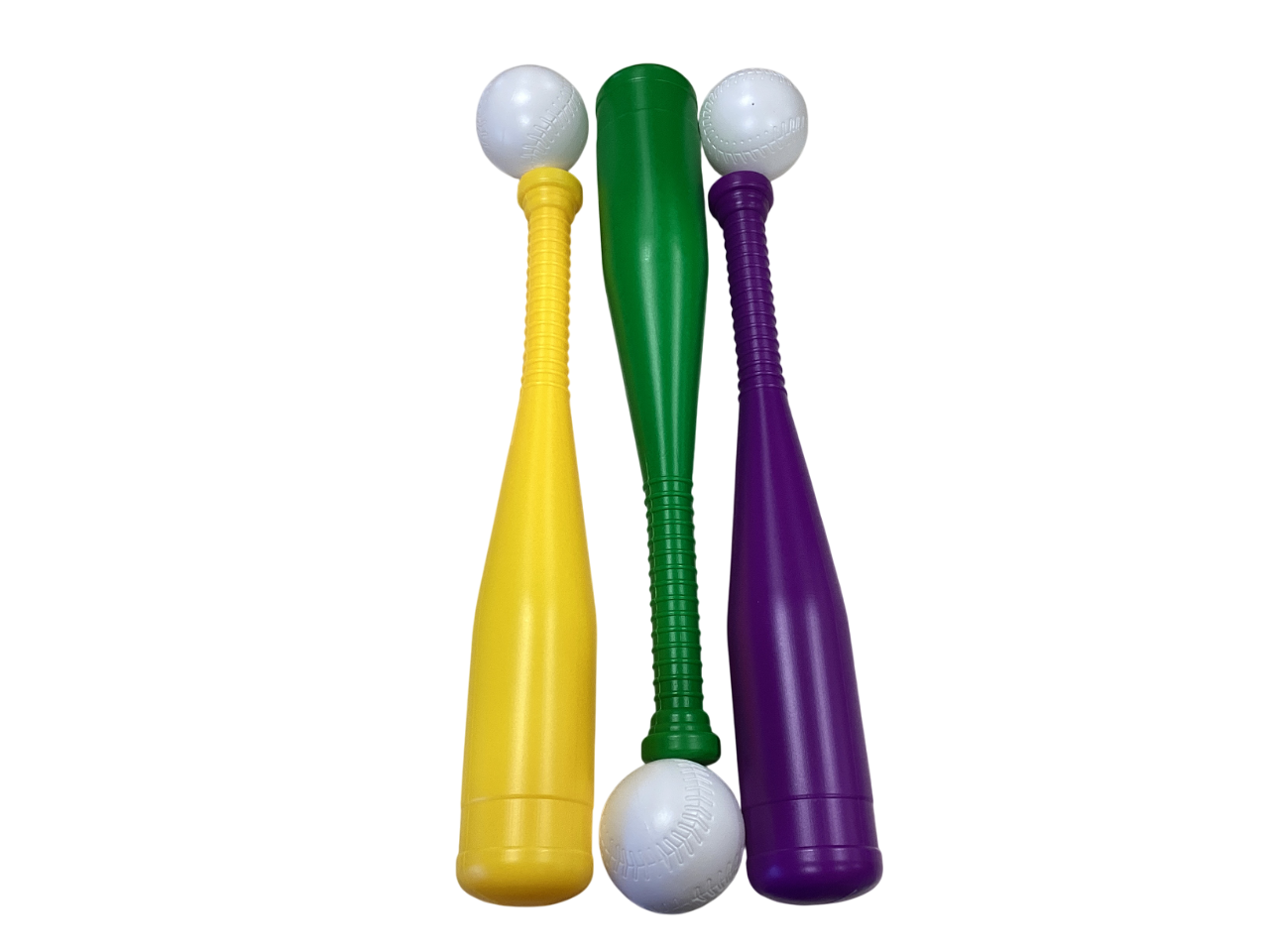 Plastic Baseball and Bat Set 1dz