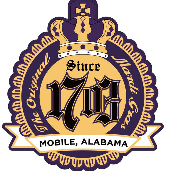 Original Mardi Gras 1703 Sticker 3.43