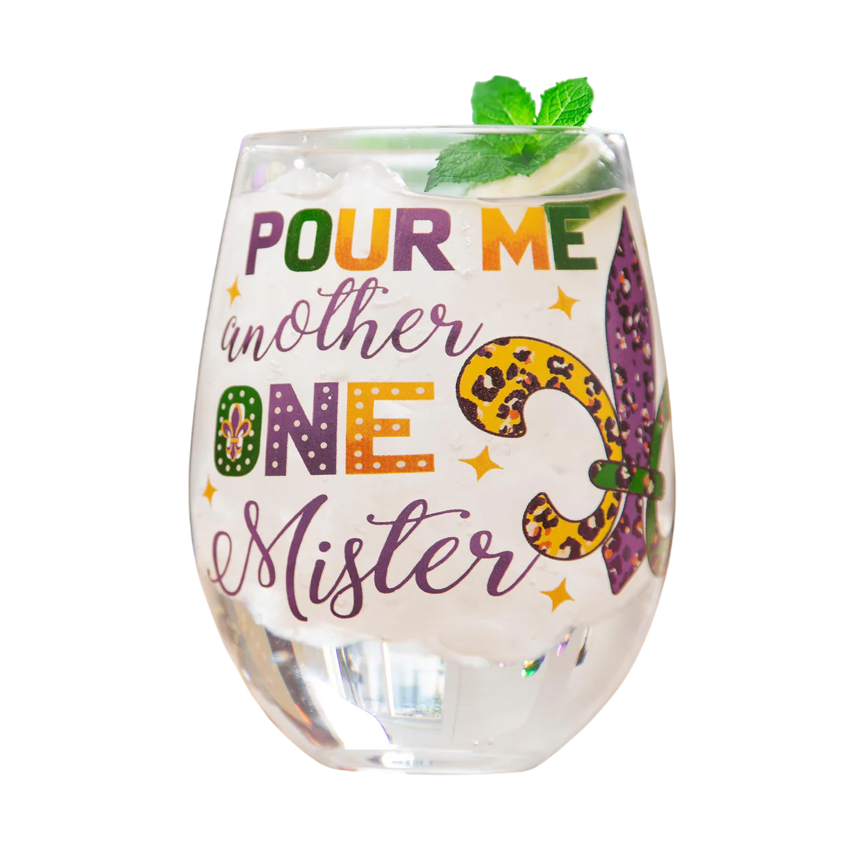 FDL Stemless 17oz Glass