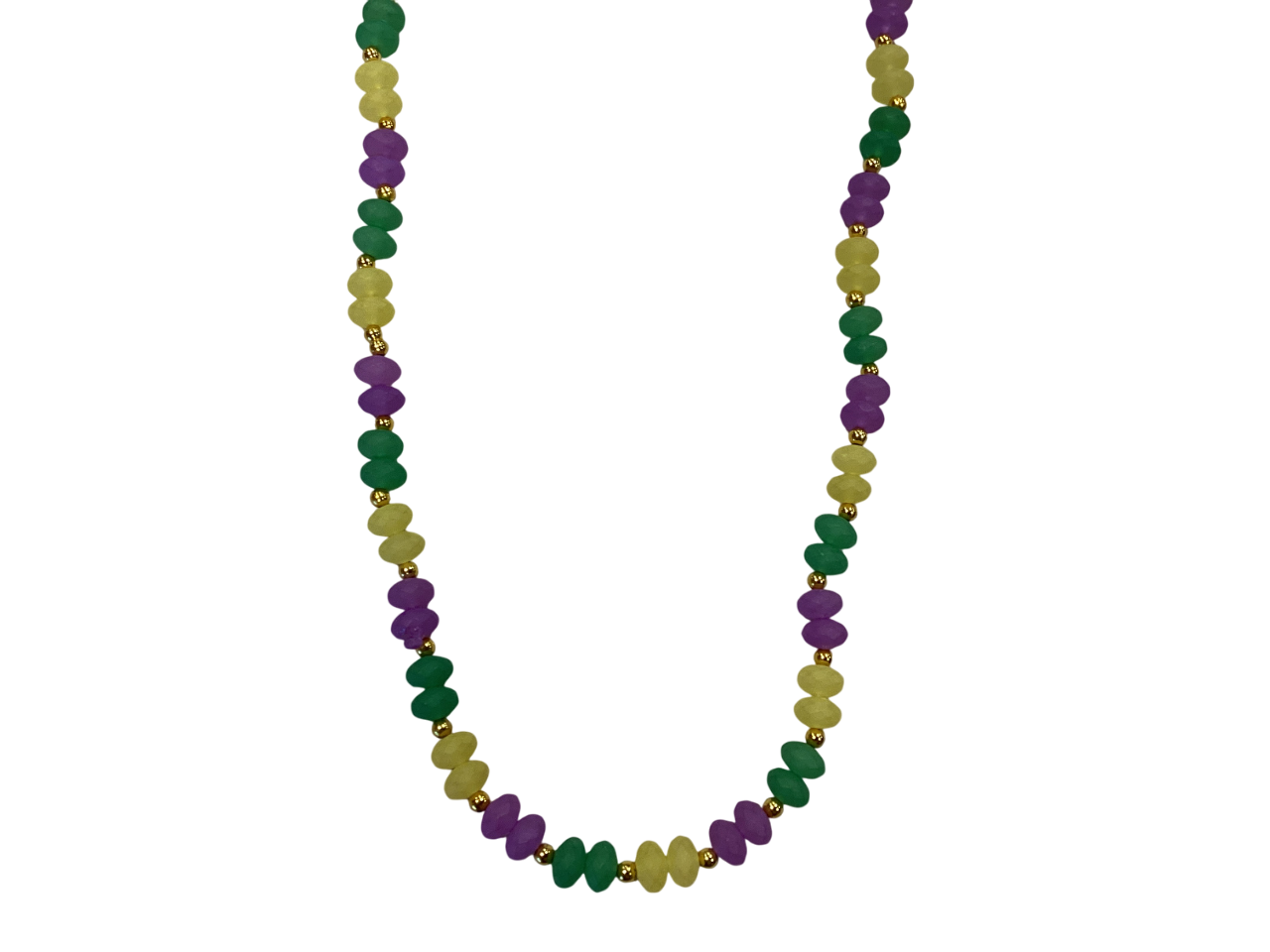 38" 14mm PGG Abacus Frosted Bead