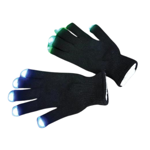 Black Flashing Glove