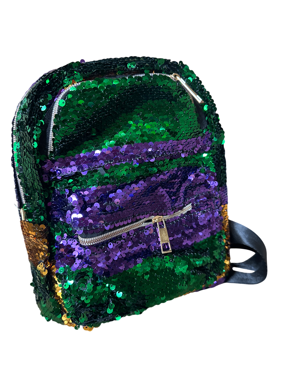 Small Mardi Gras Sequin Backpack
