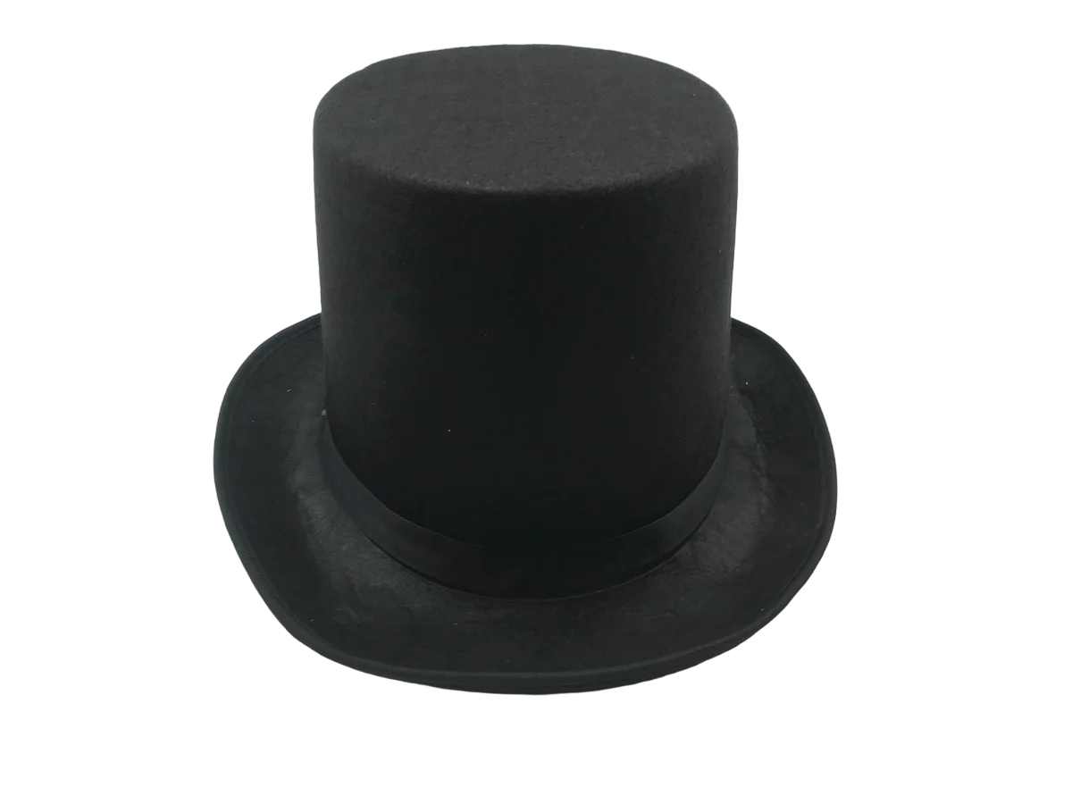 Black Felt Coachman Hat