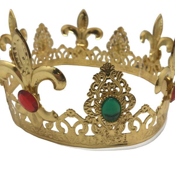 Fleur De Lis Jeweled Crown