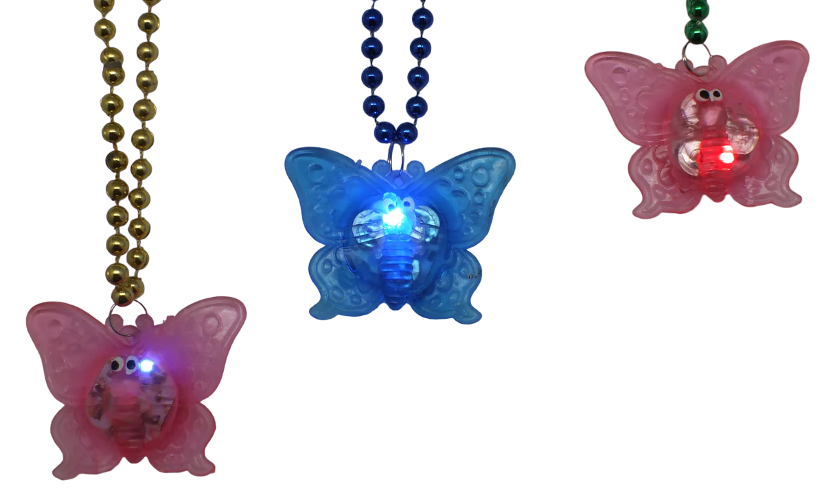 33" Light Up Butterfly Bead