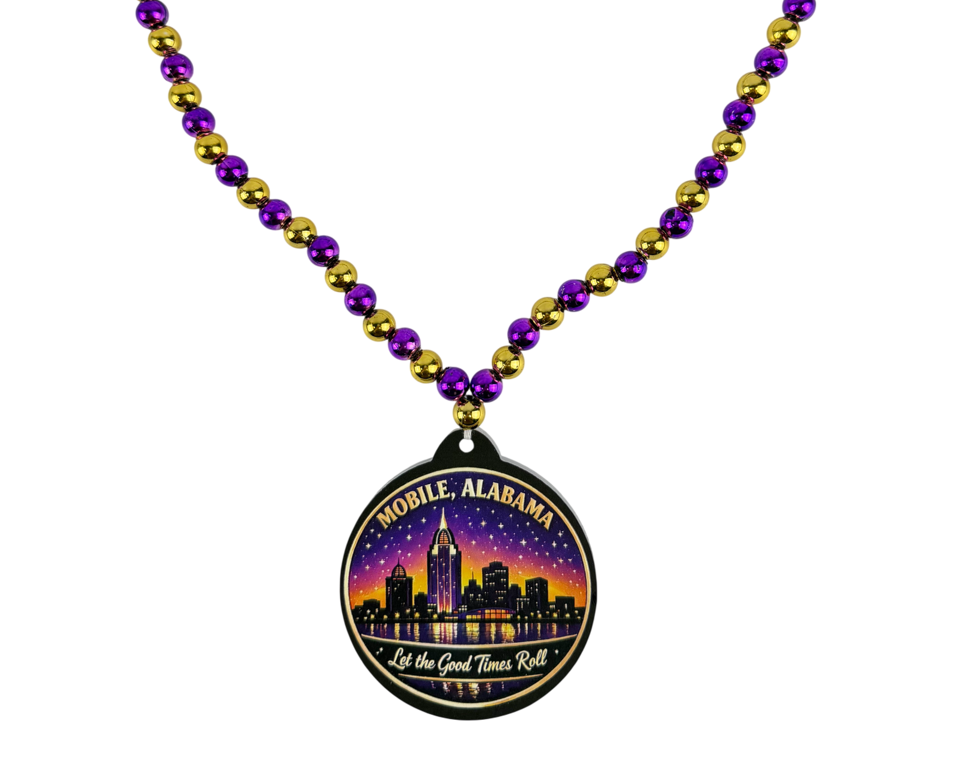 36" Light Up Mobile, AL Skyline Bead