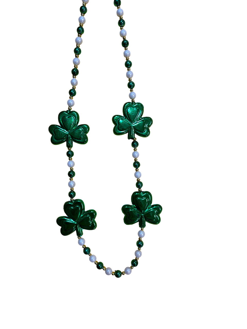 40" GR & WP Shamrock Bead