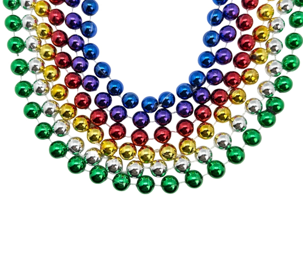 48" 16mm Round Assorted Beads