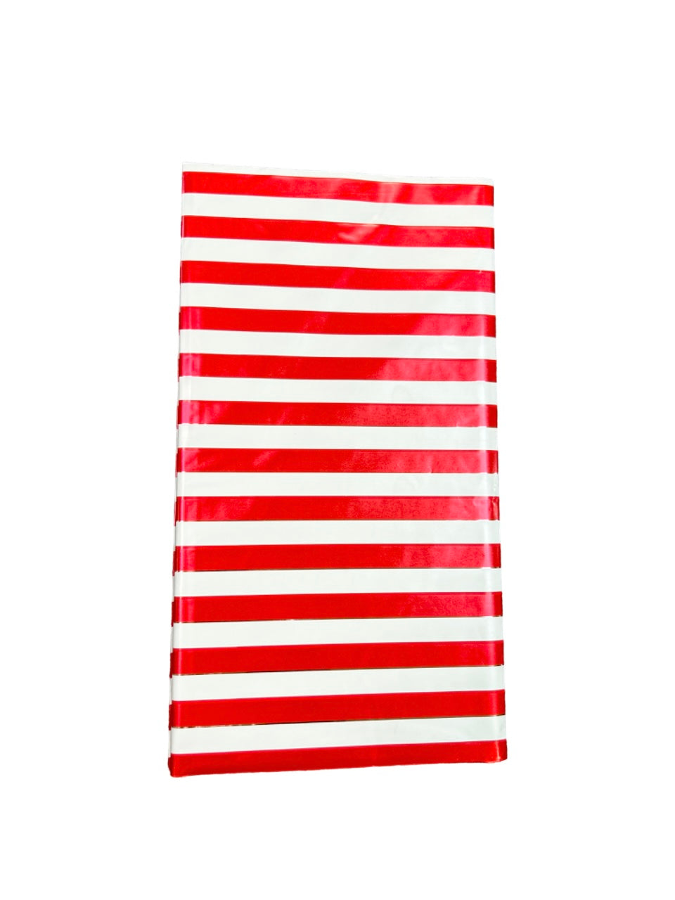 Red and White Stripped Table Cover