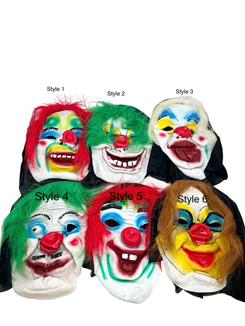 Scary Clown Face Mask