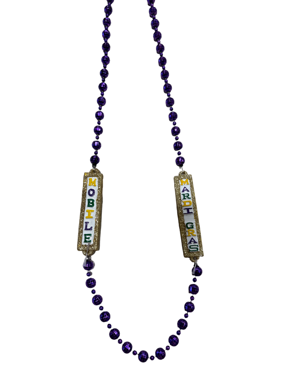 42" Mobile Mardi Gras Bead