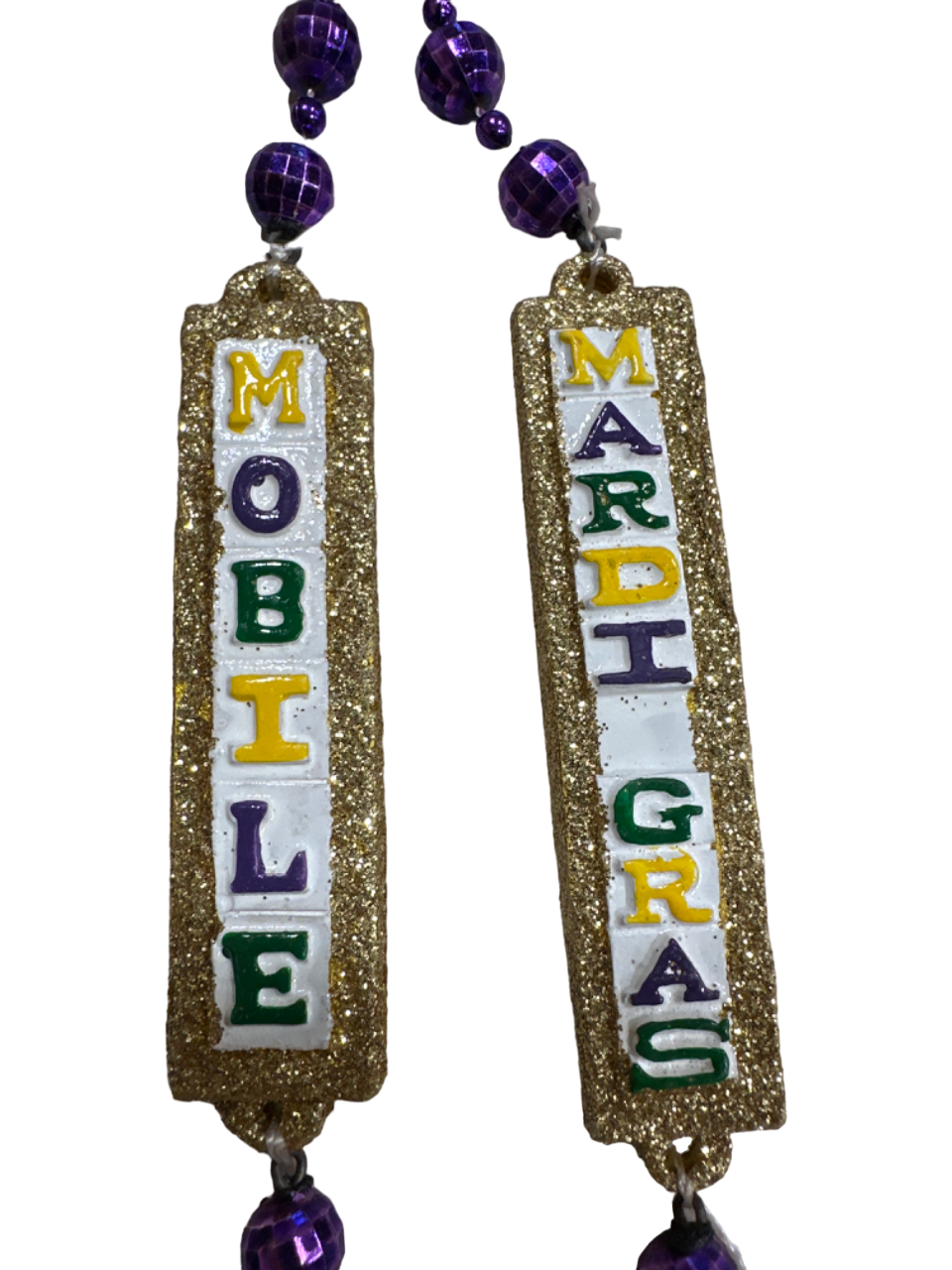 42" Mobile Mardi Gras Bead