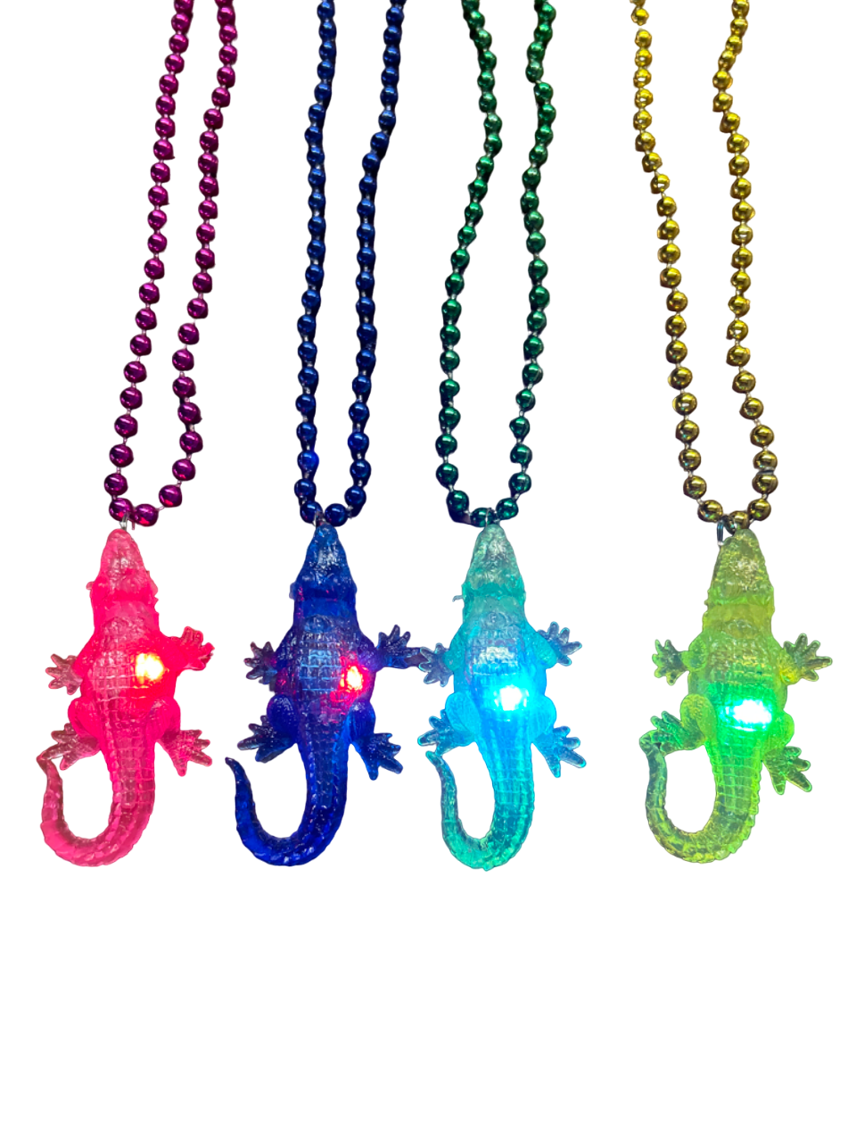 33" Light Up Alligator Bead