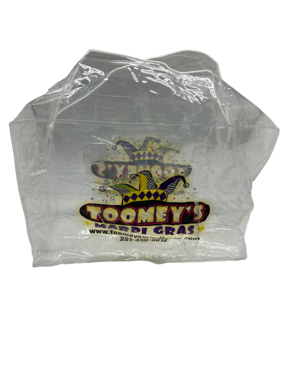 14" x 8" Small Clear Zipper Bag