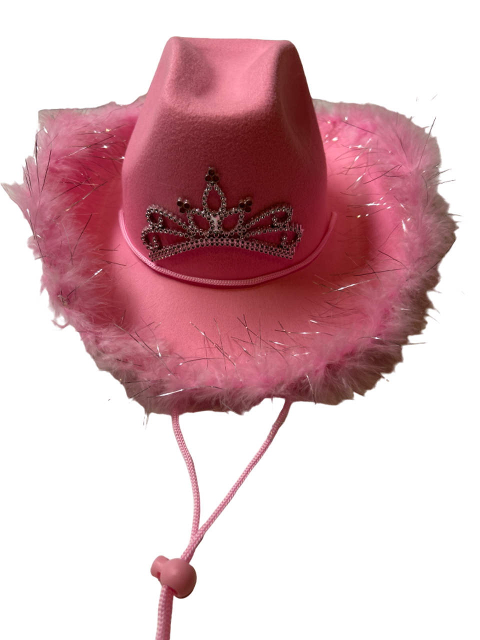 Pink Cowboy Hat W/ Light Up Tiara