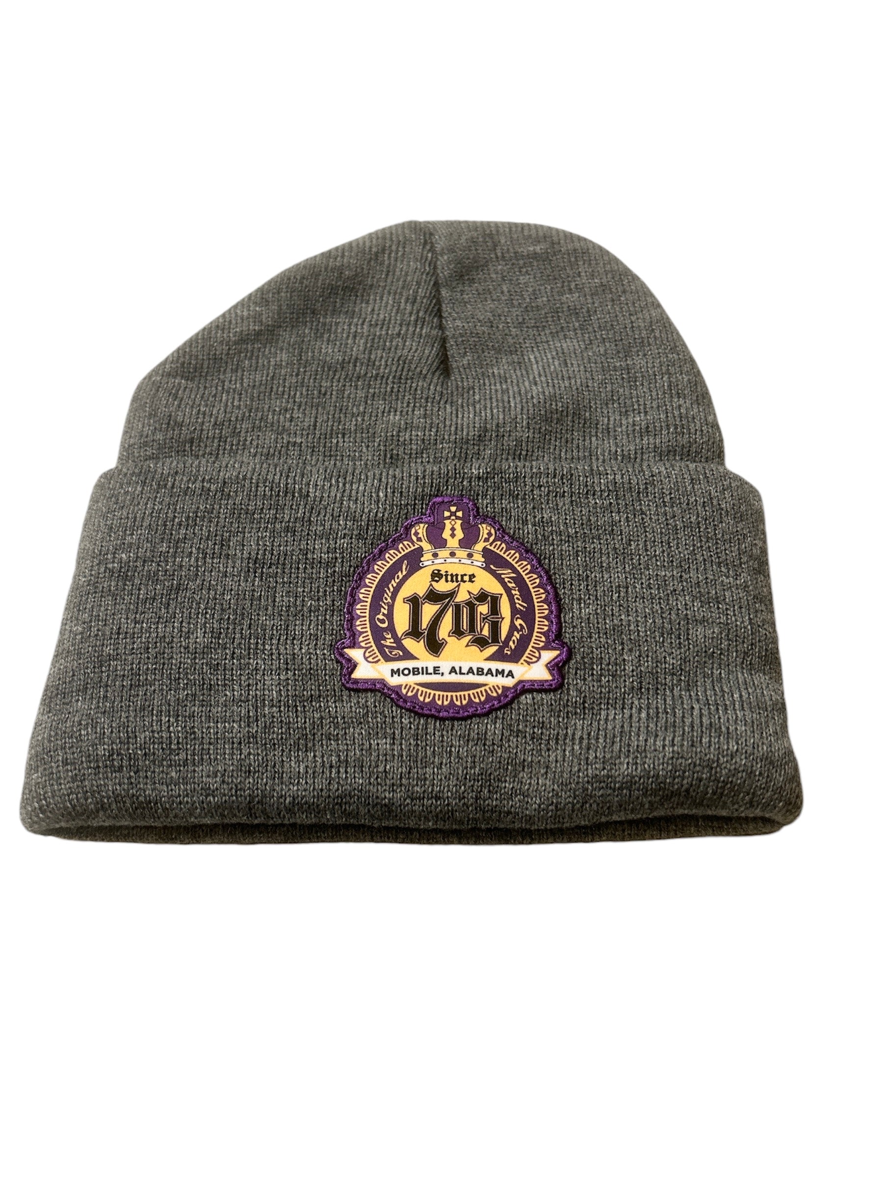 Gray 1703 Cuffed Beanie