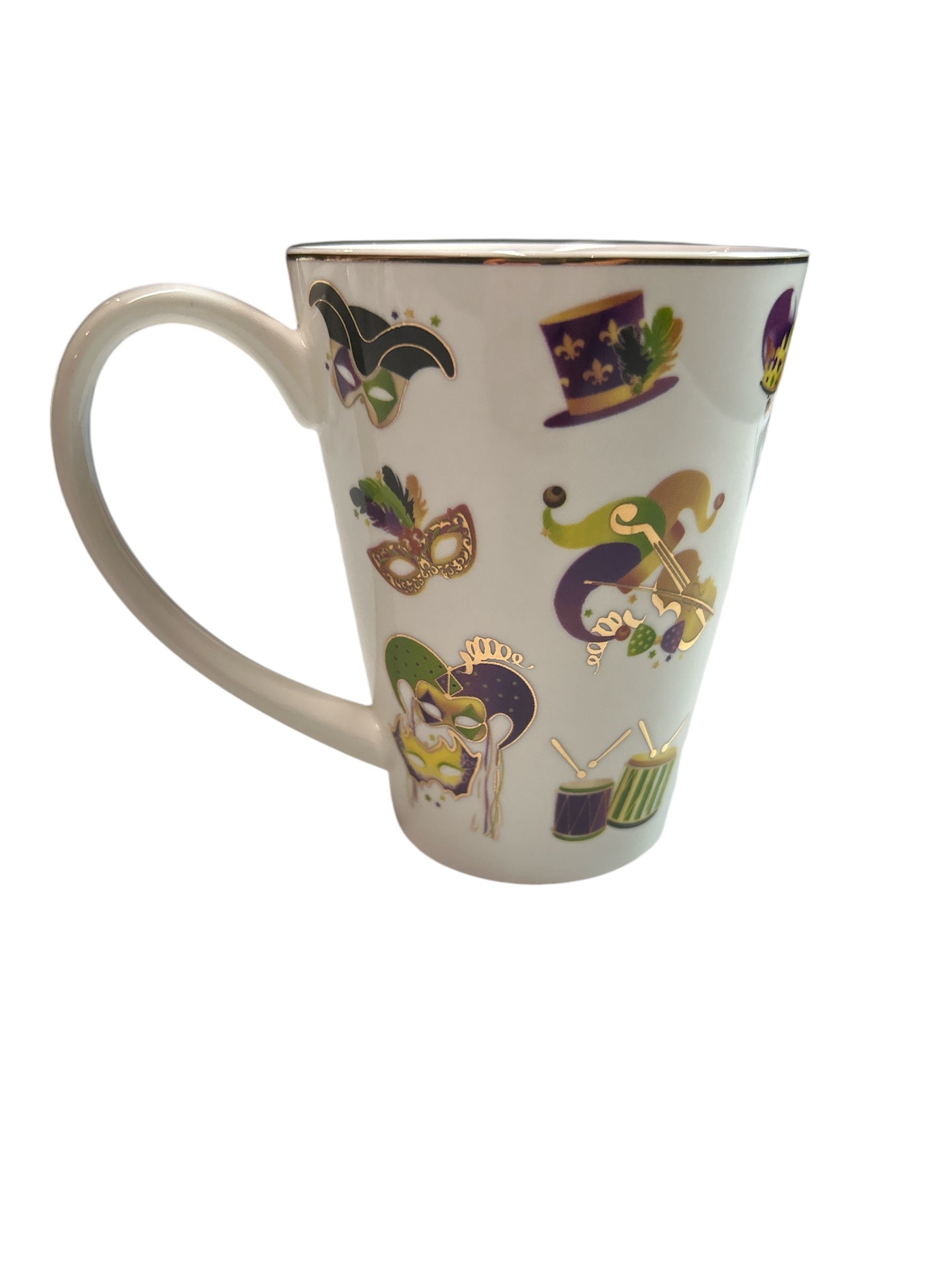 4" x 5" All Things Mardi Gras Mug