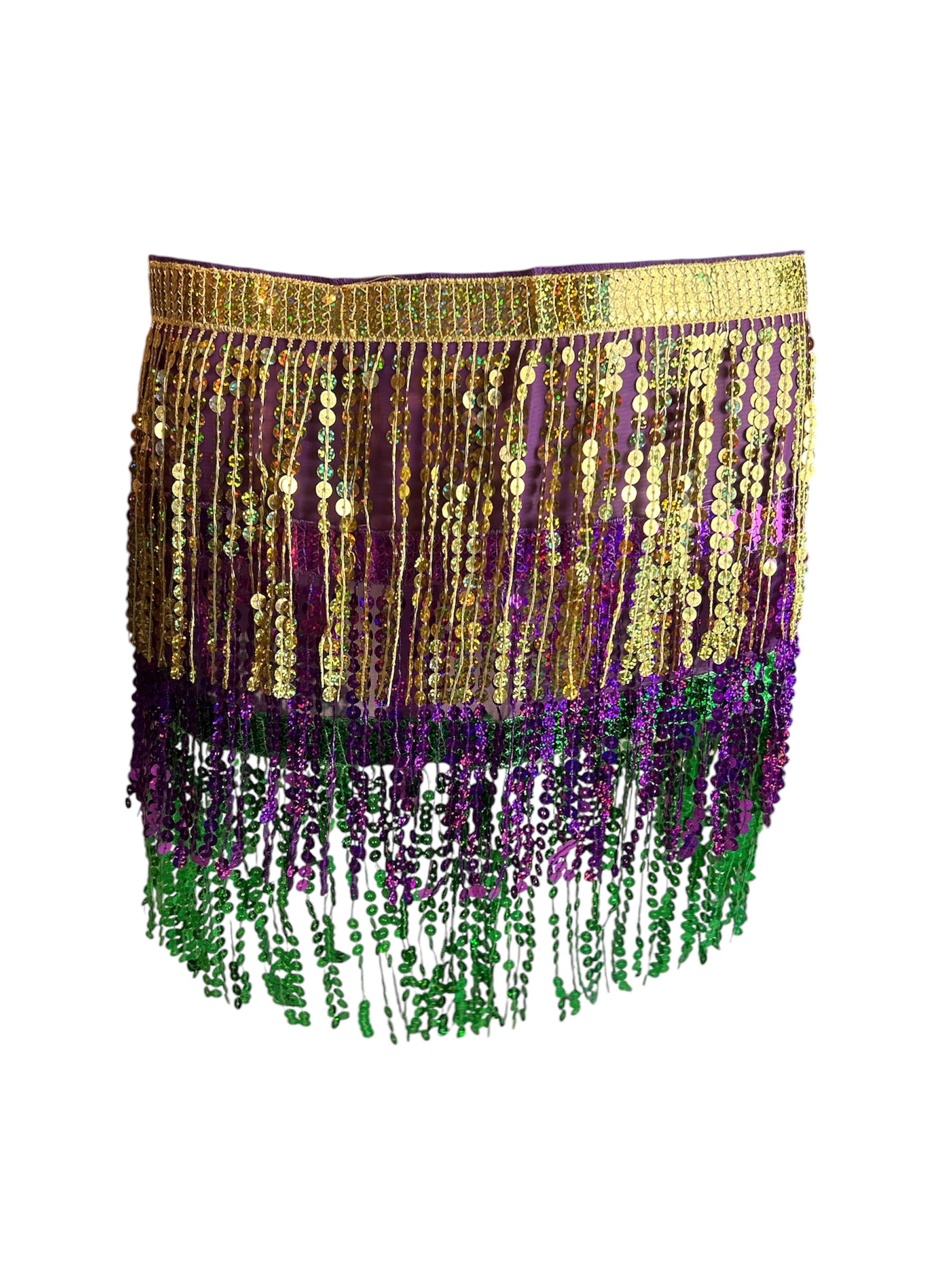 Mardi Gras Sequin String Tutu