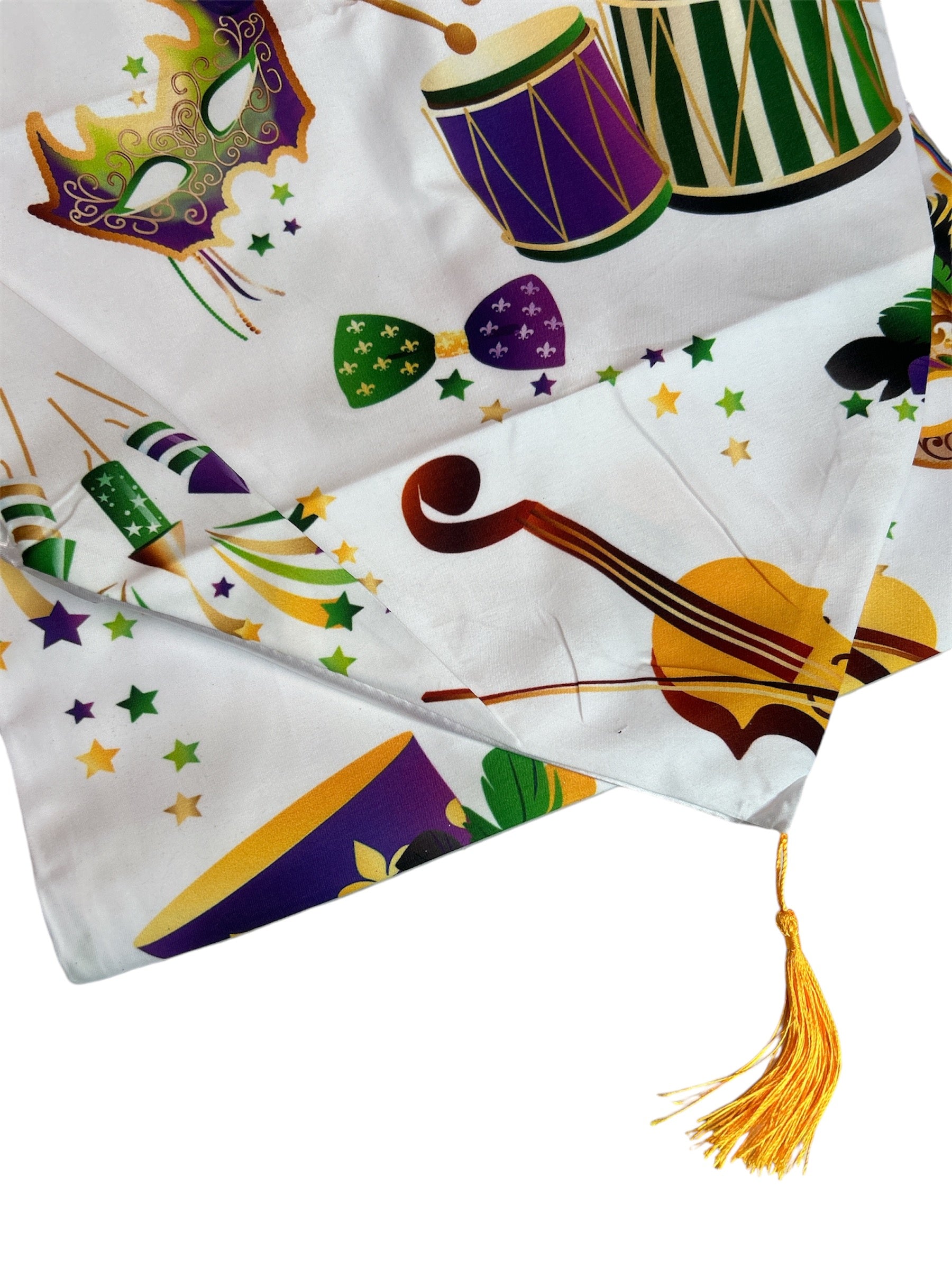 12" x 72" All Things Mardi Gras Table Runner