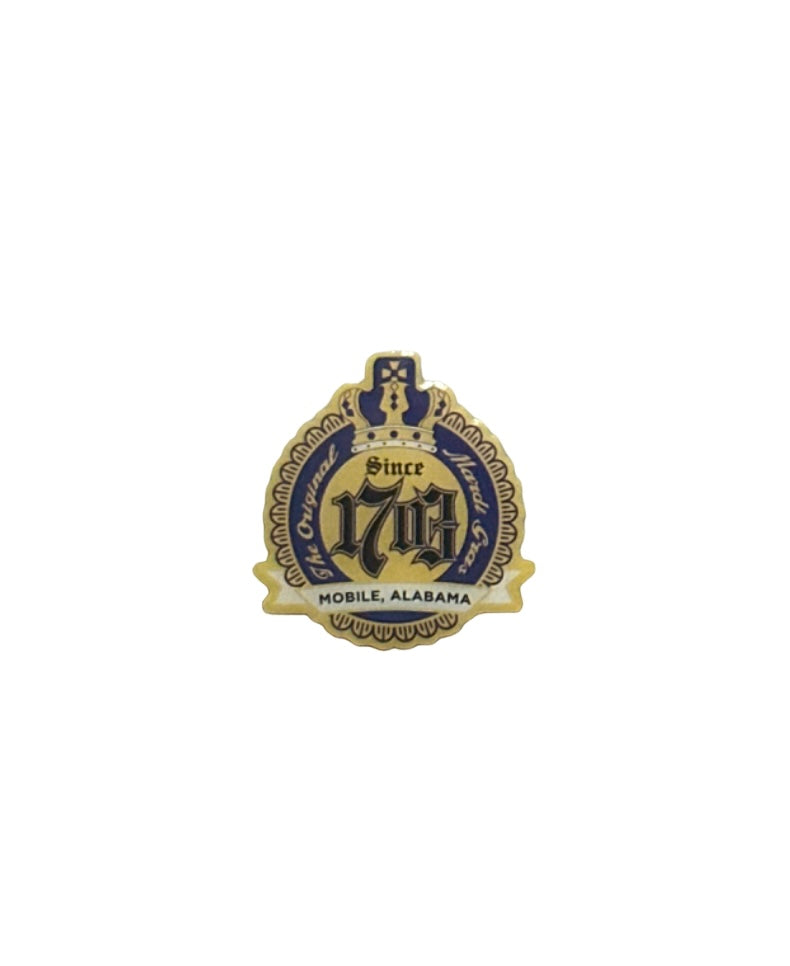 1703 Original Mardi Gras Lapel Pin