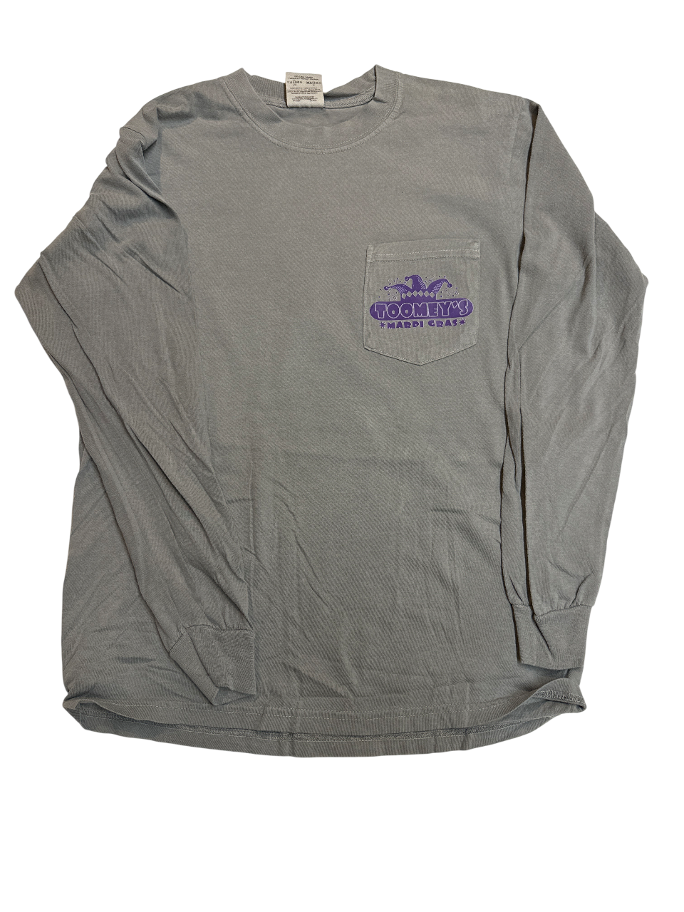 Gray Long Sleeve "Ride" Shirt